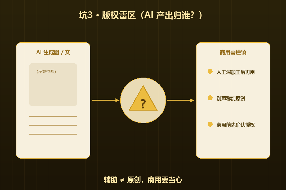 版权雷区示意图