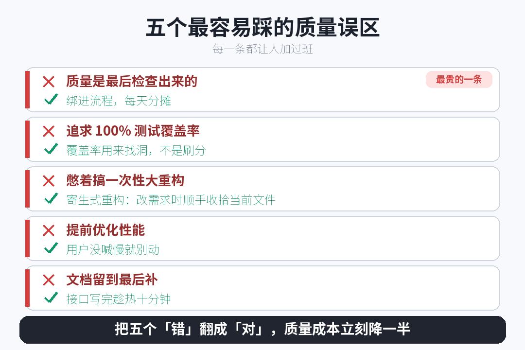 五大误区