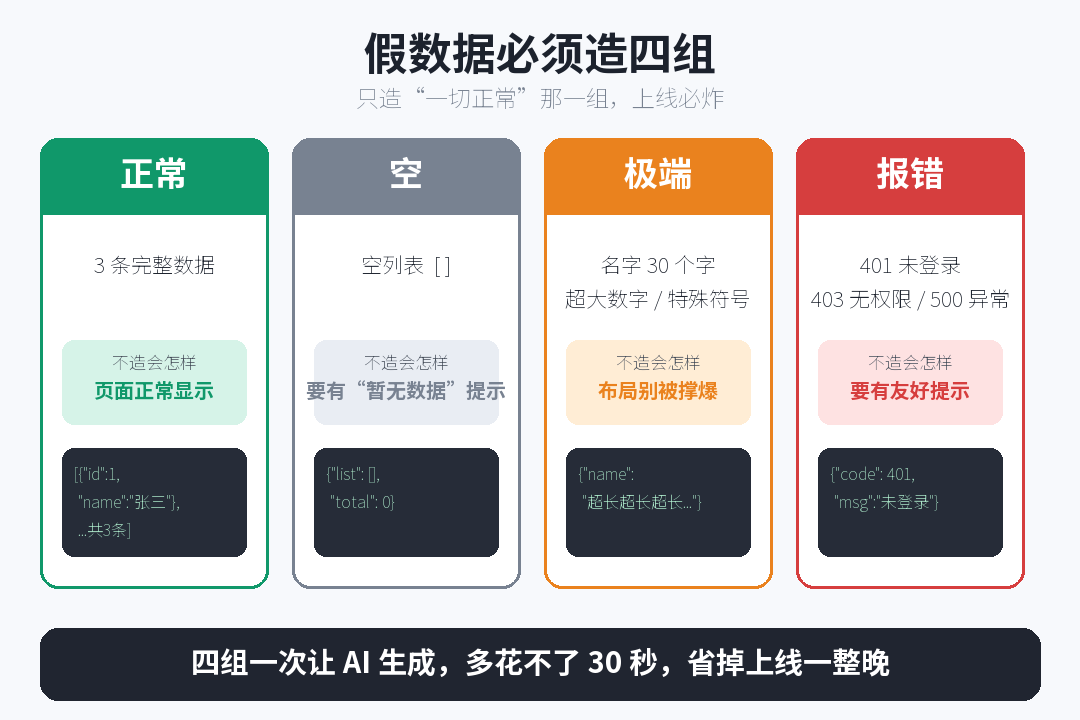 四组假数据
